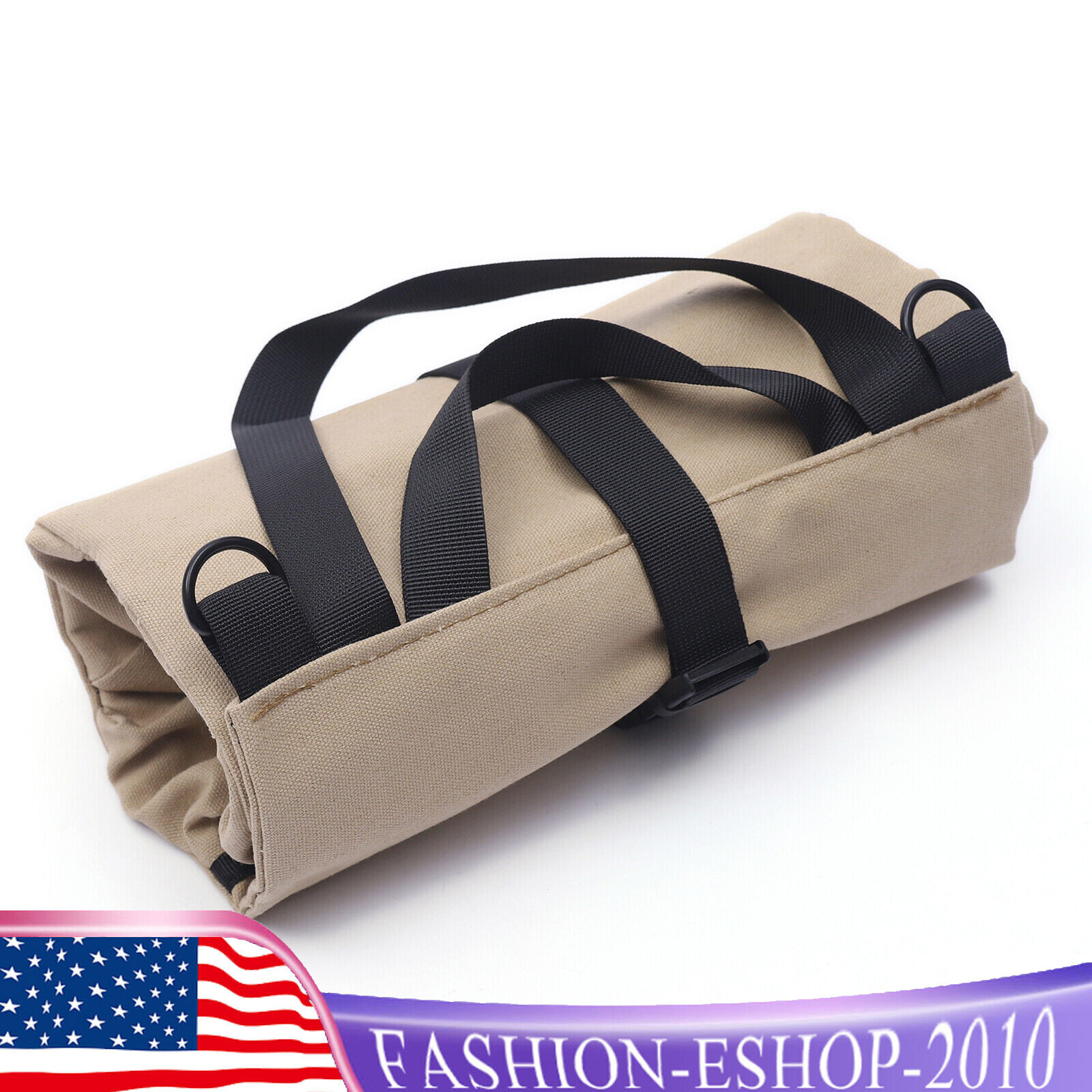 Multi-Purpose Roll Up Tool Bag Wrench Pouch Hanging Organizer Storage 5-Pockets