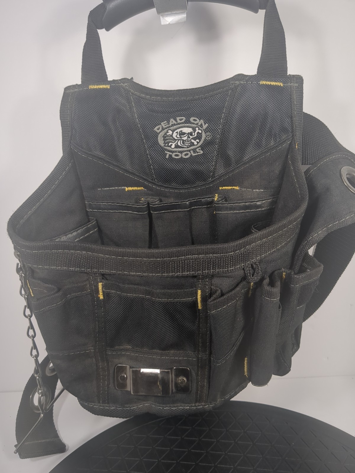 Dead On Tools Utility Electrician Professional Tool Pouch 600 Denier Poly Black