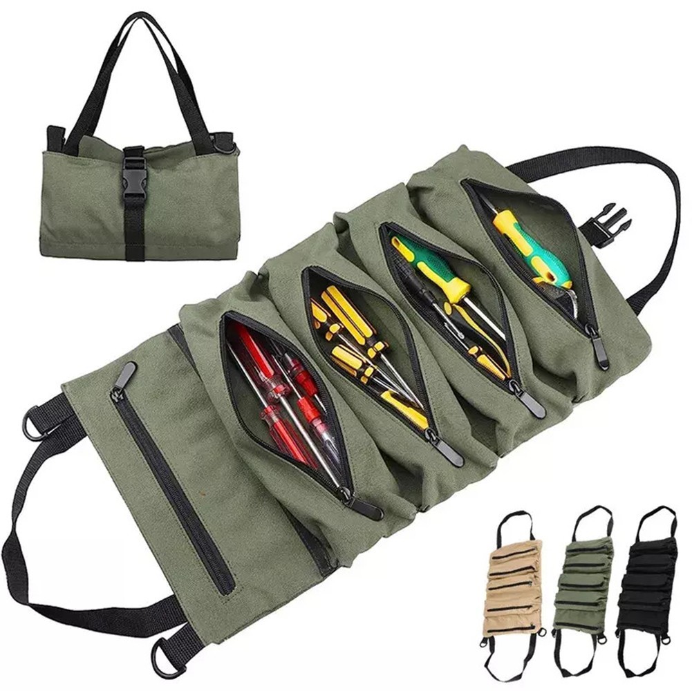 Reliable Tool Storage Solution with Reinforced Seams and Anti Rust Zippers