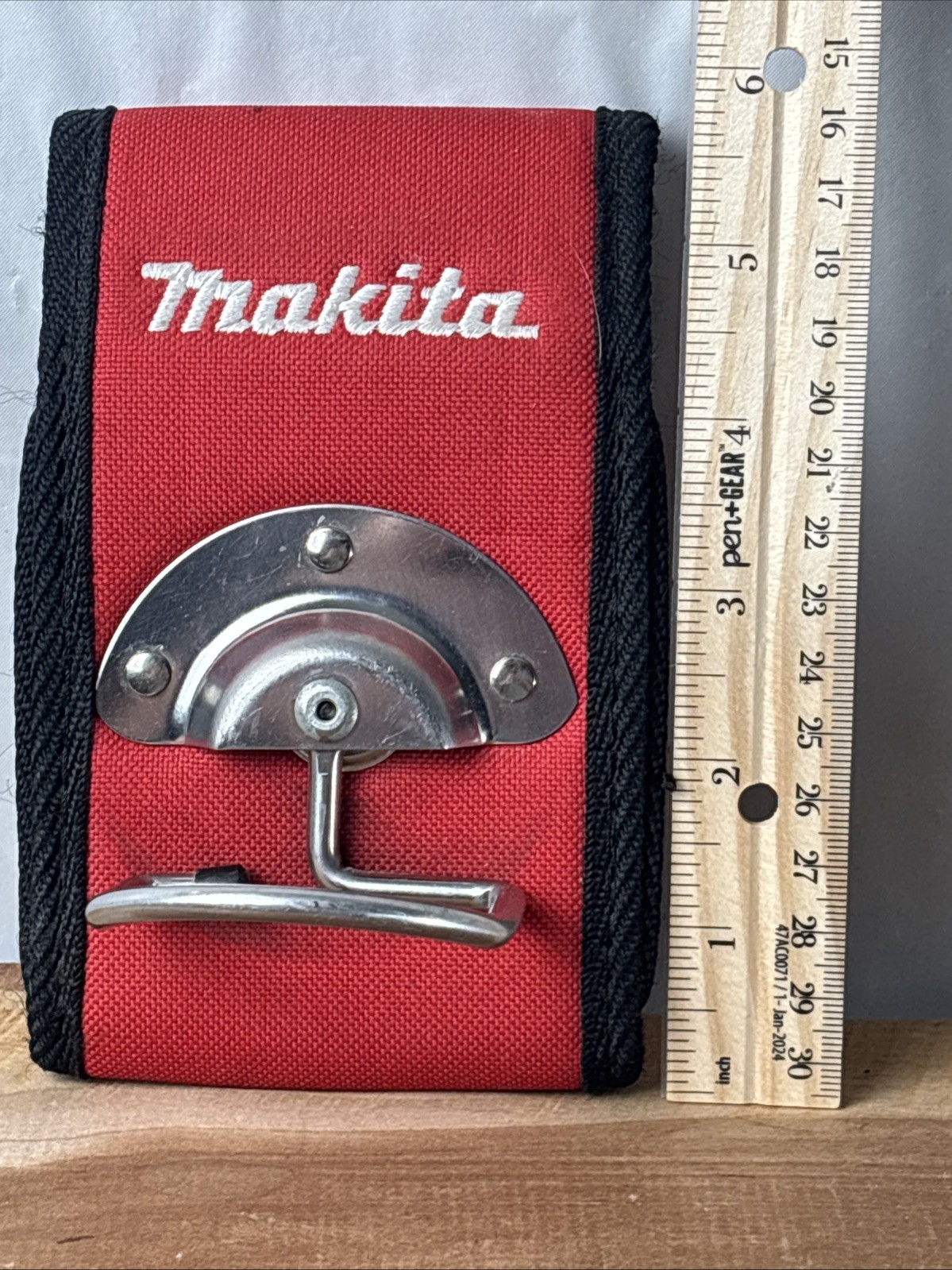 Red Makita Side Gate Hammer/Tool Holder