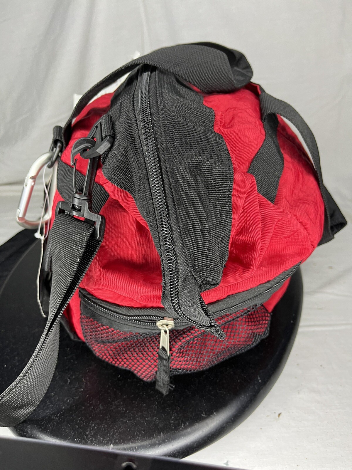NGG Swiss Edition Tool Bag Top Wide Mouth Contractor Storage Tote Red