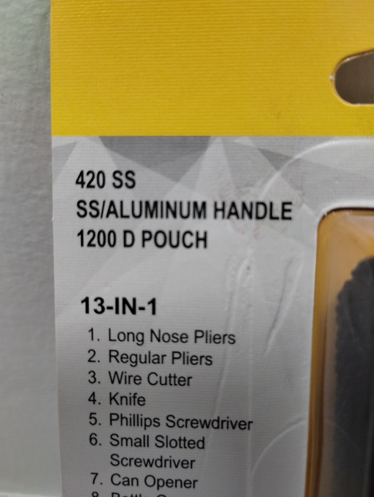 Multi Micro Hand Tool 13 In 1 With Belt Pouch New In Pack Blue Handles.