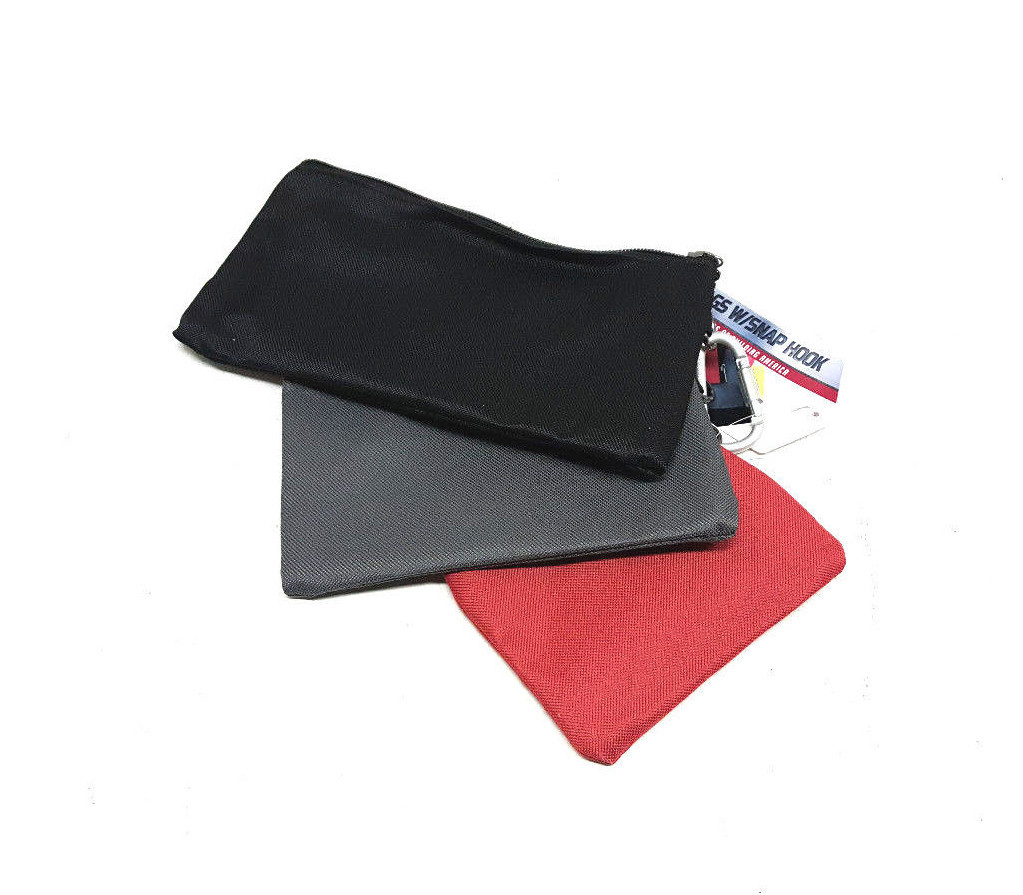 Mcguire-Nicholas 3 Bags with Snap Hook 1002 Red, Black, and Grey