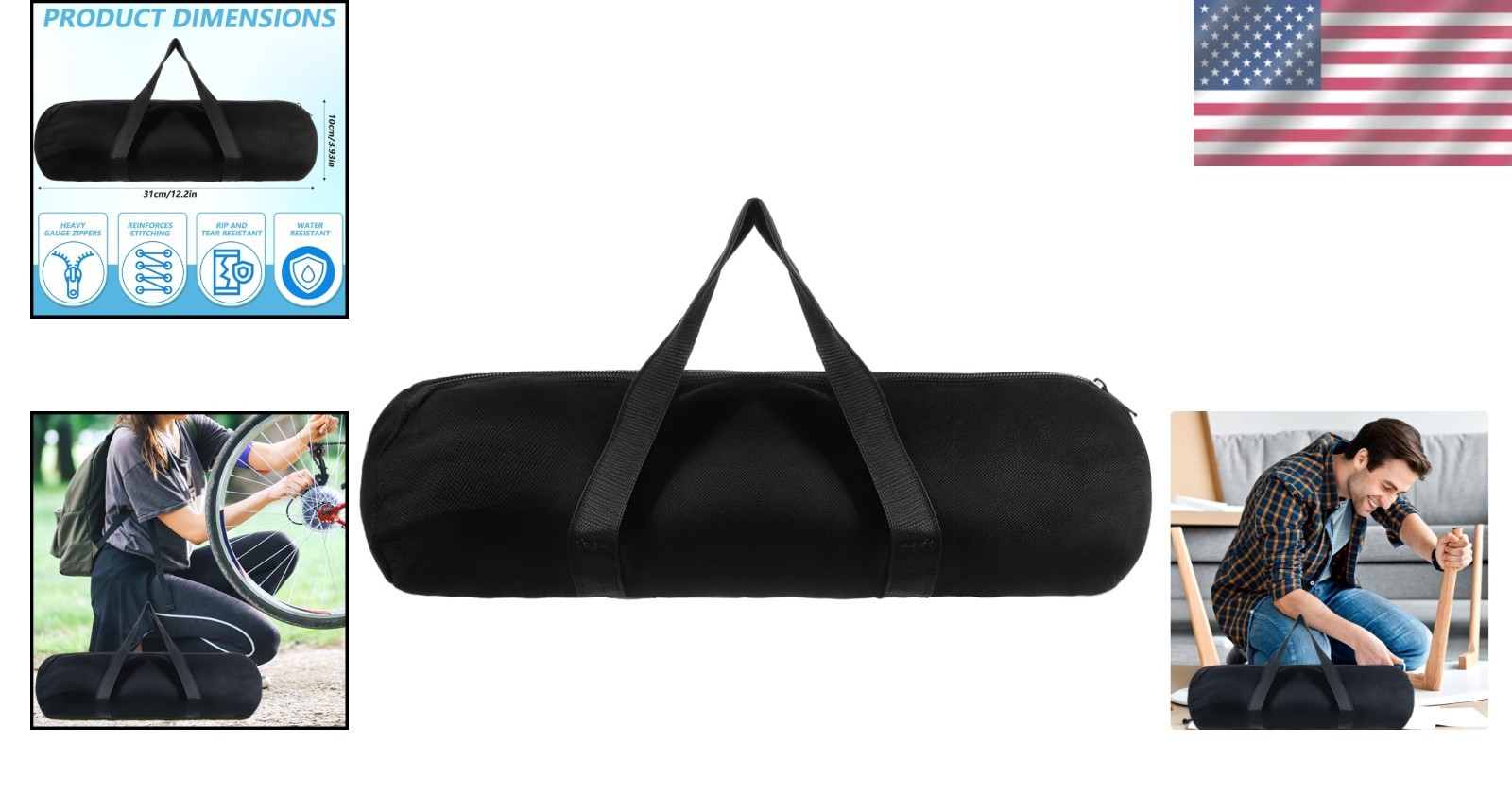 Durable 12.2 Inch Waterproof Tool Pouch Bag for Men – Ultimate Storage Solution