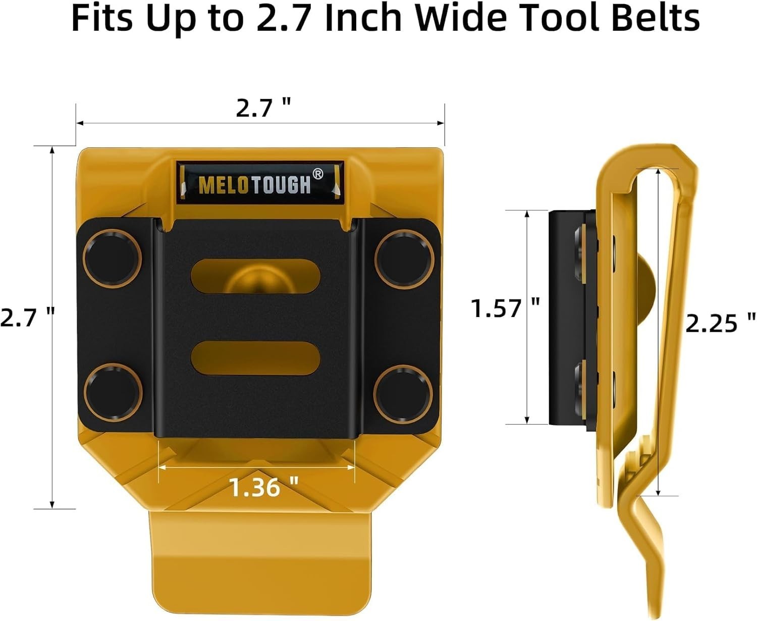 Drill Belt Clip,Drill Holder for Tool Belt,Measuring Tape Holder for Impact D…