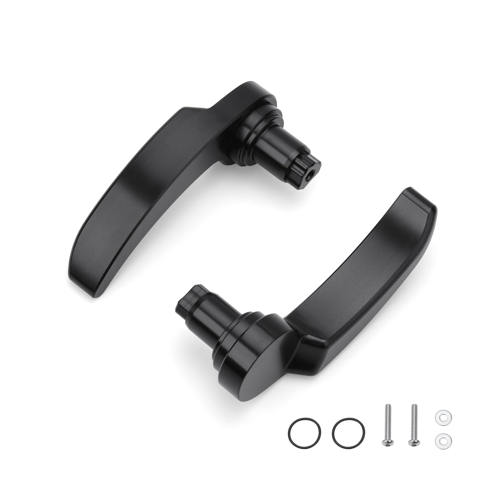 Gloss Black Saddlebag Latch Kit, Stainless Steel Saddle Bag Lid Lifters with …