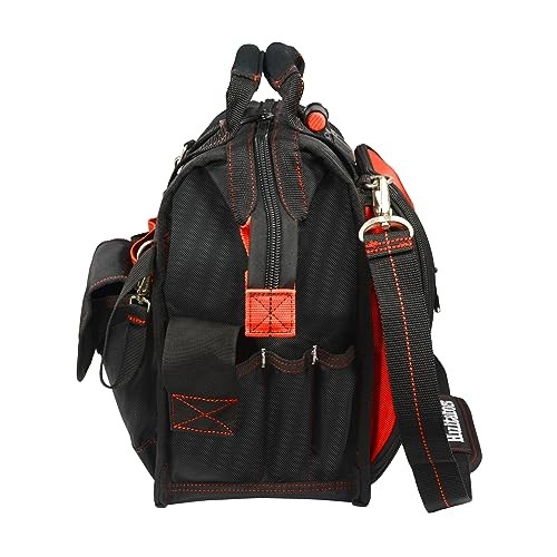 Work Gear HTL573 Lighted Technician’s Tool Bag, 55 Pockets, Heavy Duty