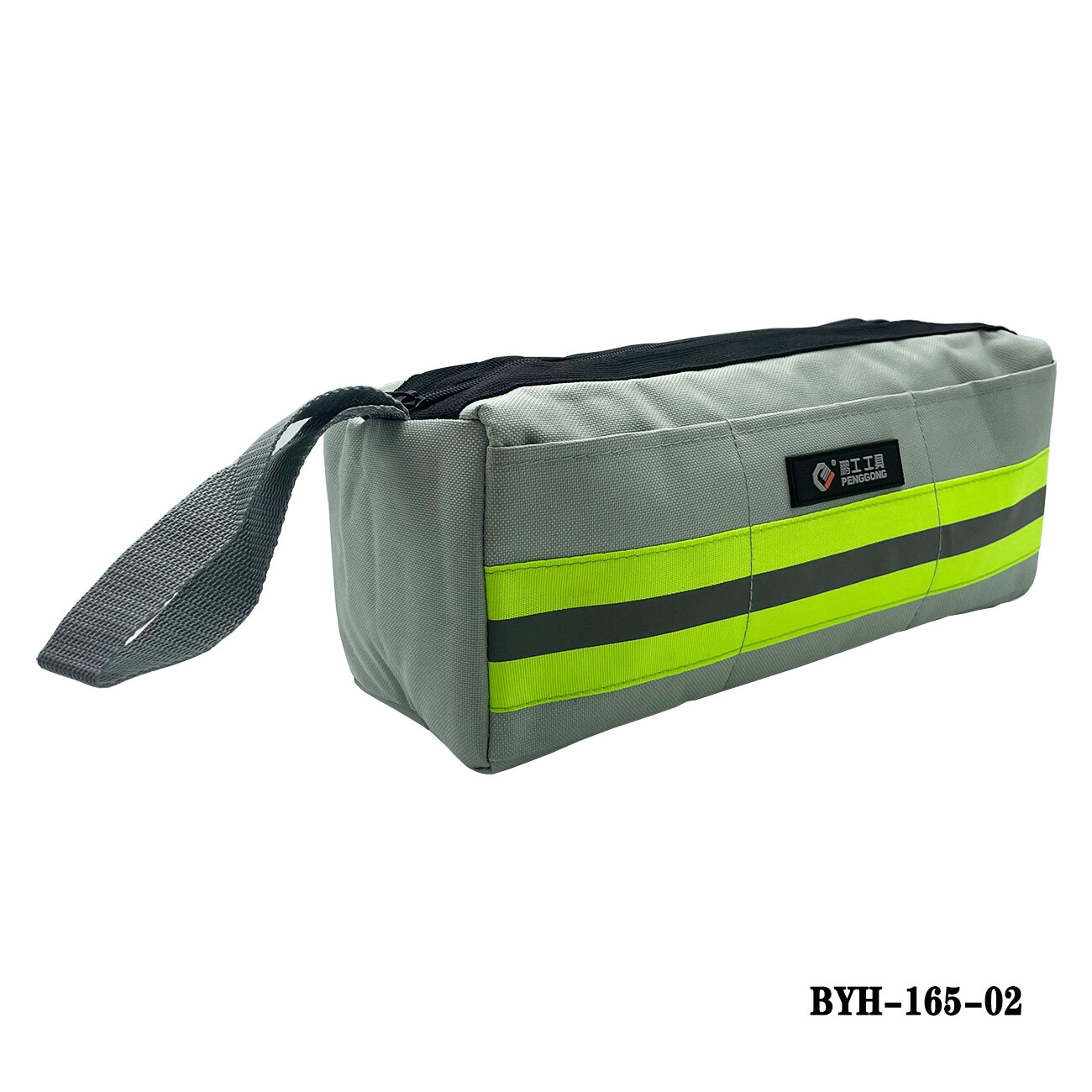 Heavy Duty Professional Tool Bag with Metal Zippers Wide Mouth Multi-Purpose Pro