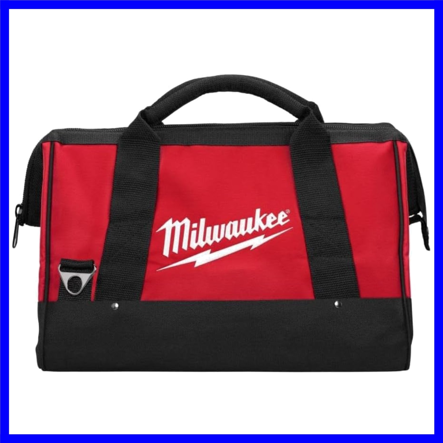 17 Inch Heavy Duty Canvas Tool Bag with 6 Interior Pockets, Reinforced Bottom…