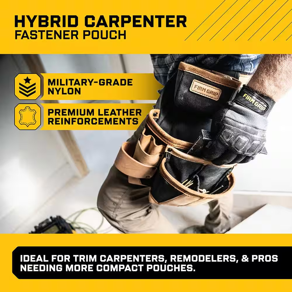 Build-A-Rig Hybrid Leather/Nylon Carpenter Fastener Pouch