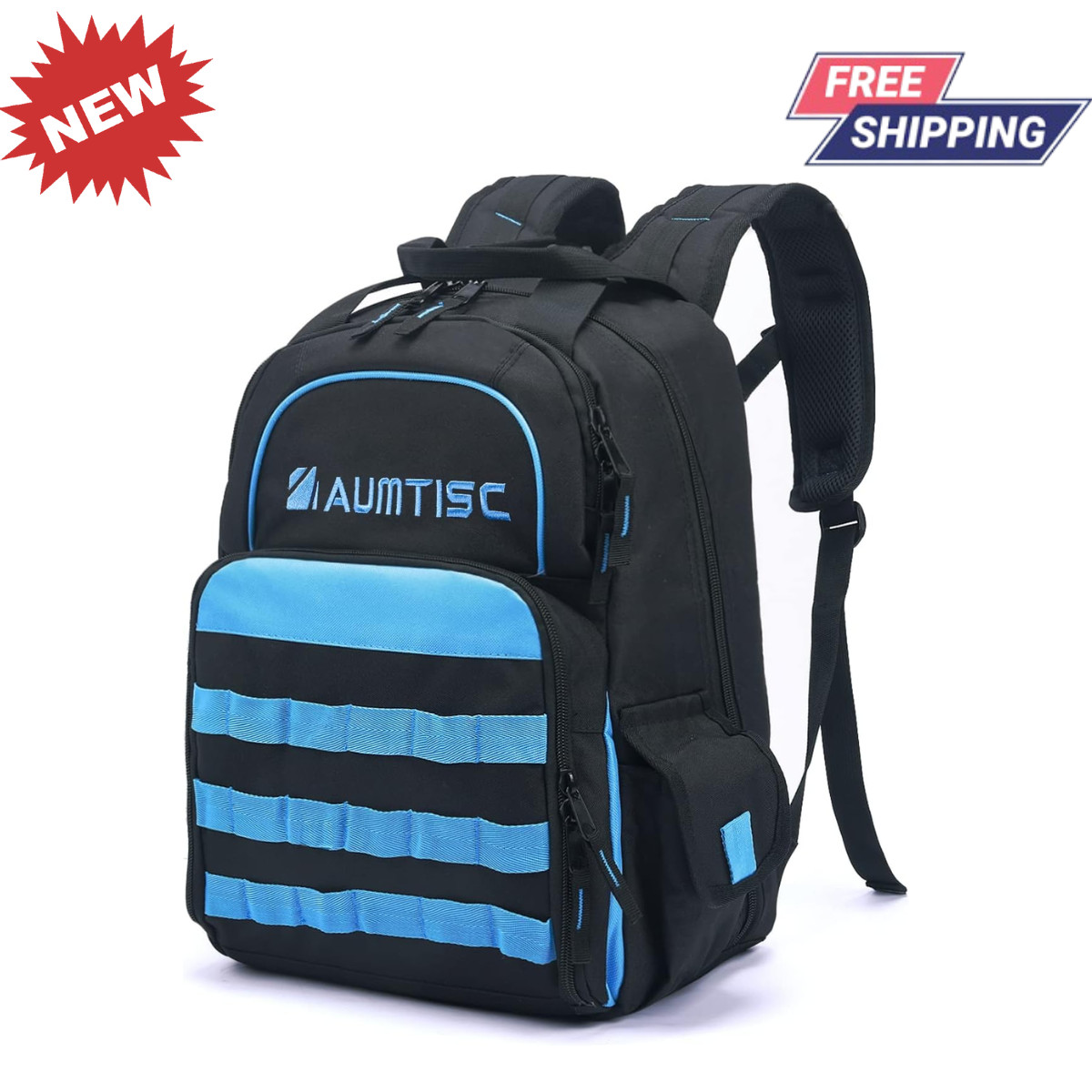 Tool Backpack for Men, Heavy Duty Work Bag for Construction, HVAC & Repair
