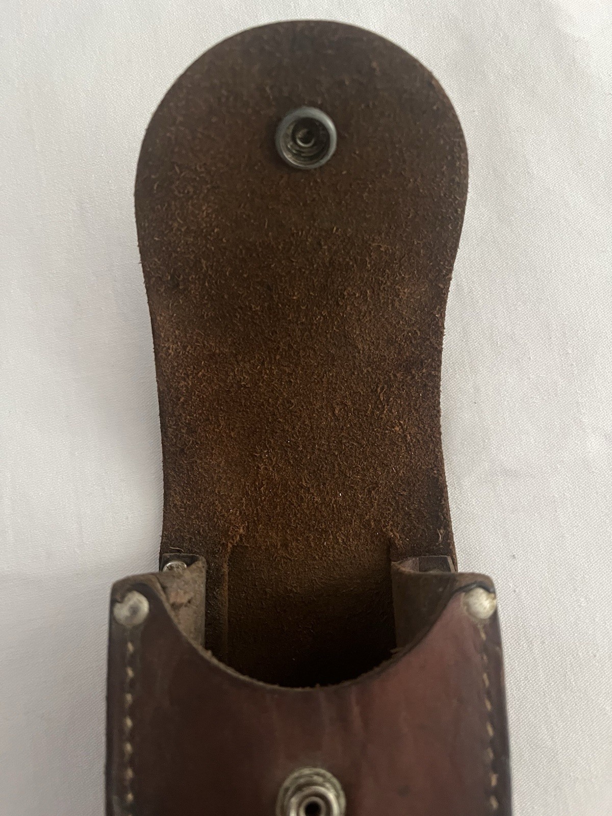Vintage Ideal Sycamore IL Leather Belt Pouch