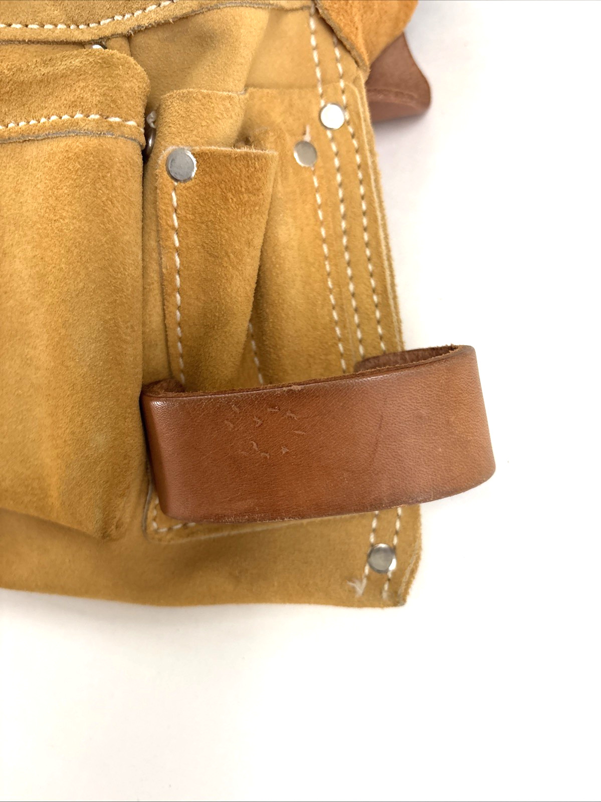 Carpenter LEATHER TOOL BELT/POUCH Custom Leathercraft CLC H427X Barely Used EUC
