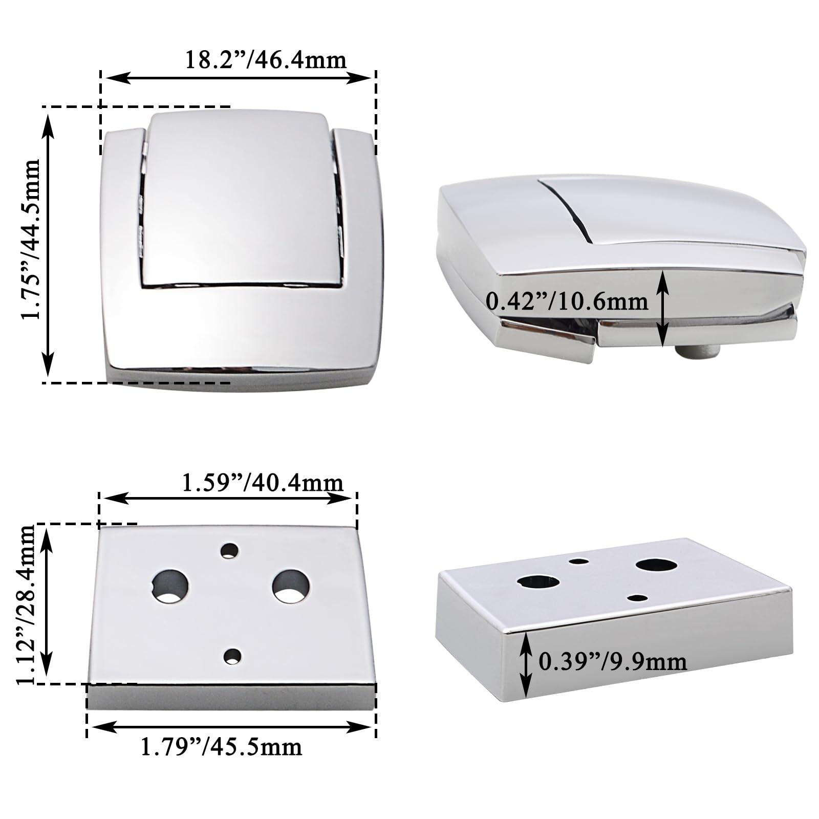 Tour Luggage Pack Luggage Trunk Latches Lock keys Kit for 1988-2013 Harley To…