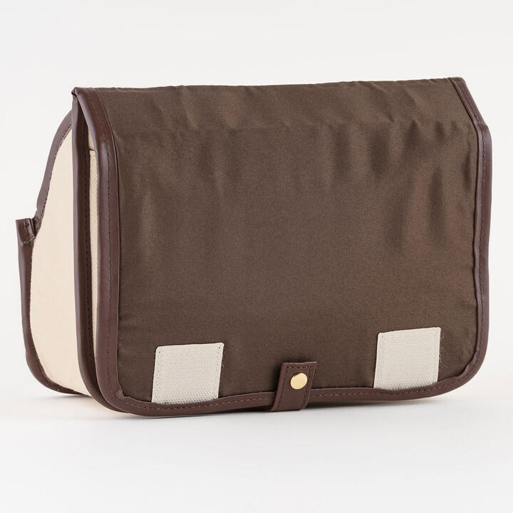 Hobonichi techo stappo Canvas White Ivory Brown Stand Storage Box Stationery