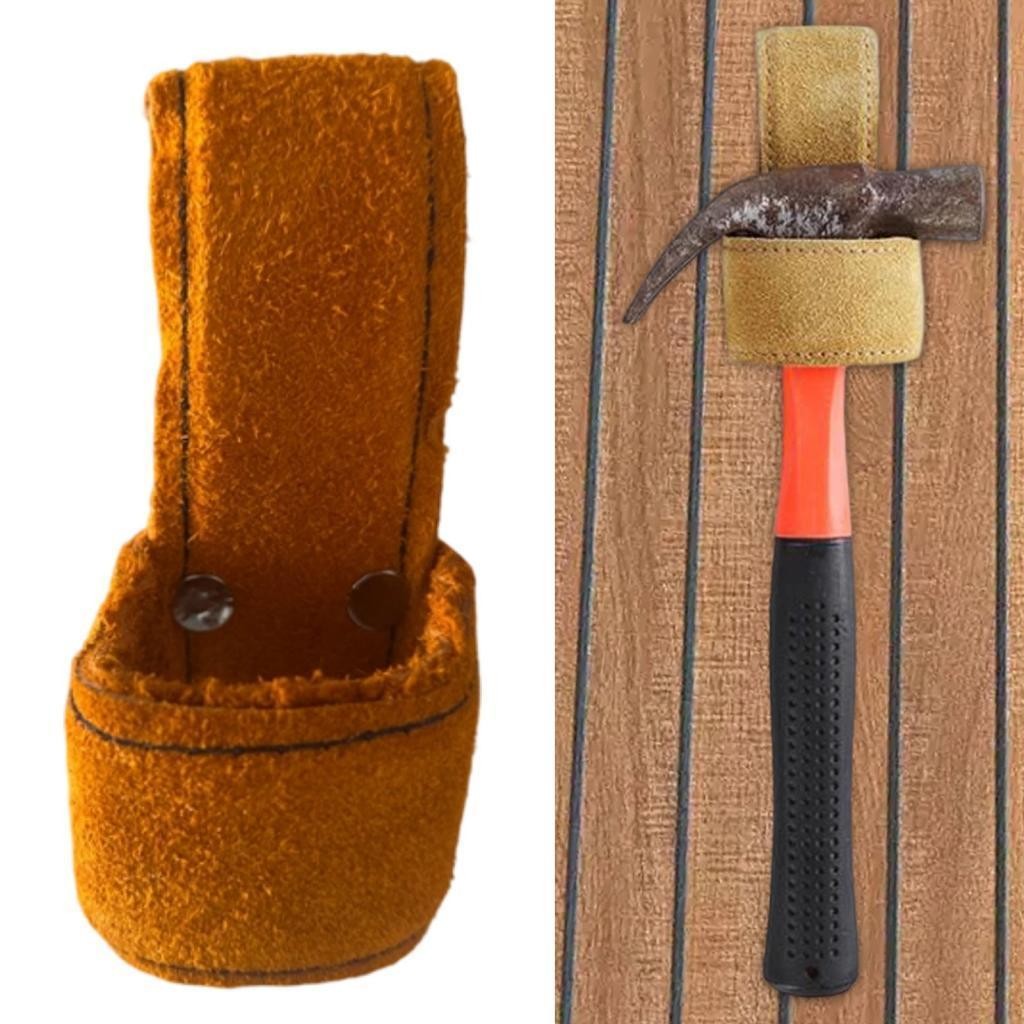 Hammer Holder for Belt with Belt Loop for Carpenters Woodworking Lightweight