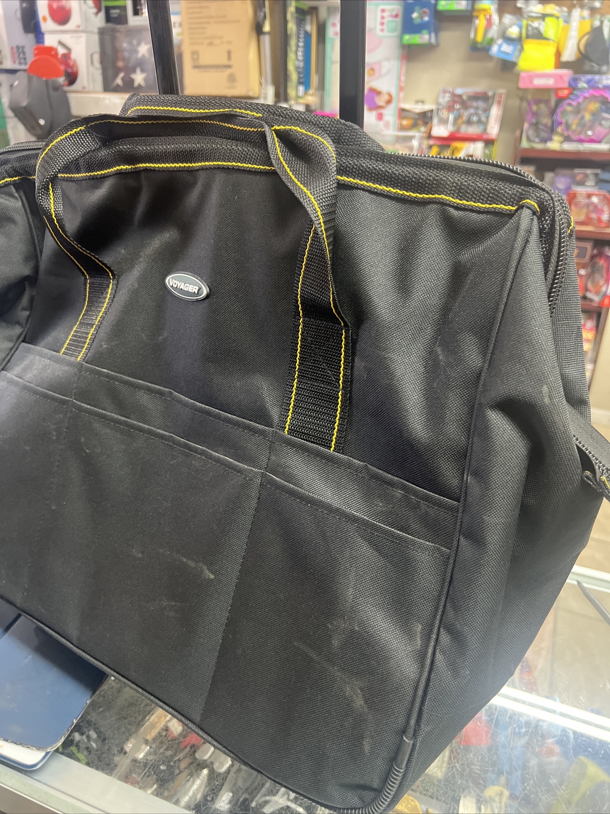 Voyager 61925 21 Pockets 20” Rollaway Tool Bag Heavy Duty Rolling Organizer