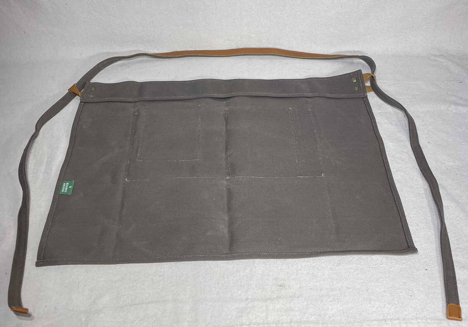 Waxed Canvas Half Apron with Leather – Hilton Carter for Target – Brown B6
