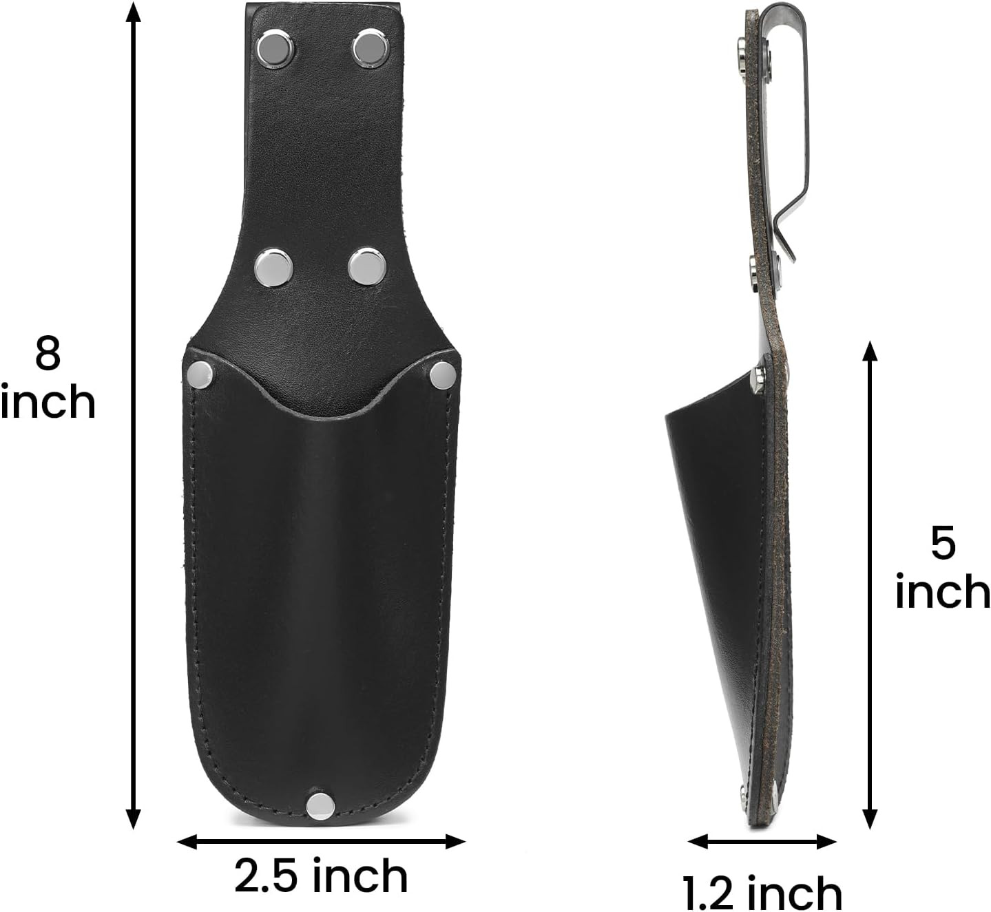 Genuine Leather Plier and Knife Holder Pouch for Gardening Tools