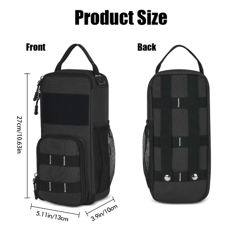 Handyman Tool Pouch 1680D Waterproof Fabric Quick Access Crossbody Bag for Men