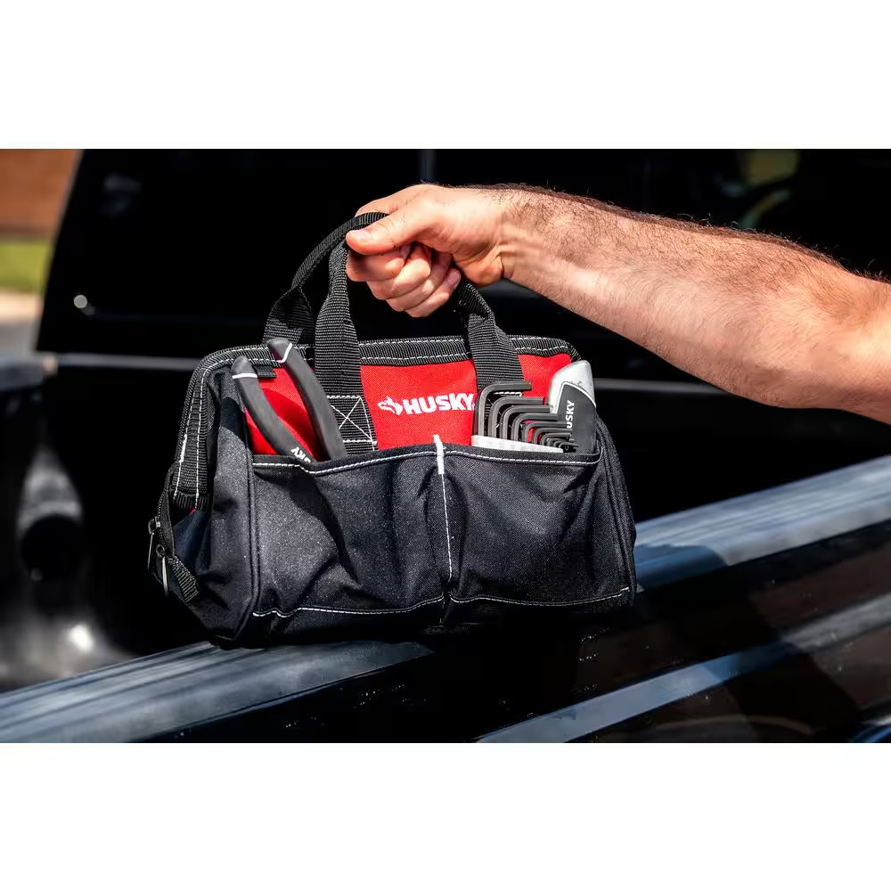 Husky 18 In., 15 In. and 12 In. Tool Bag Combo