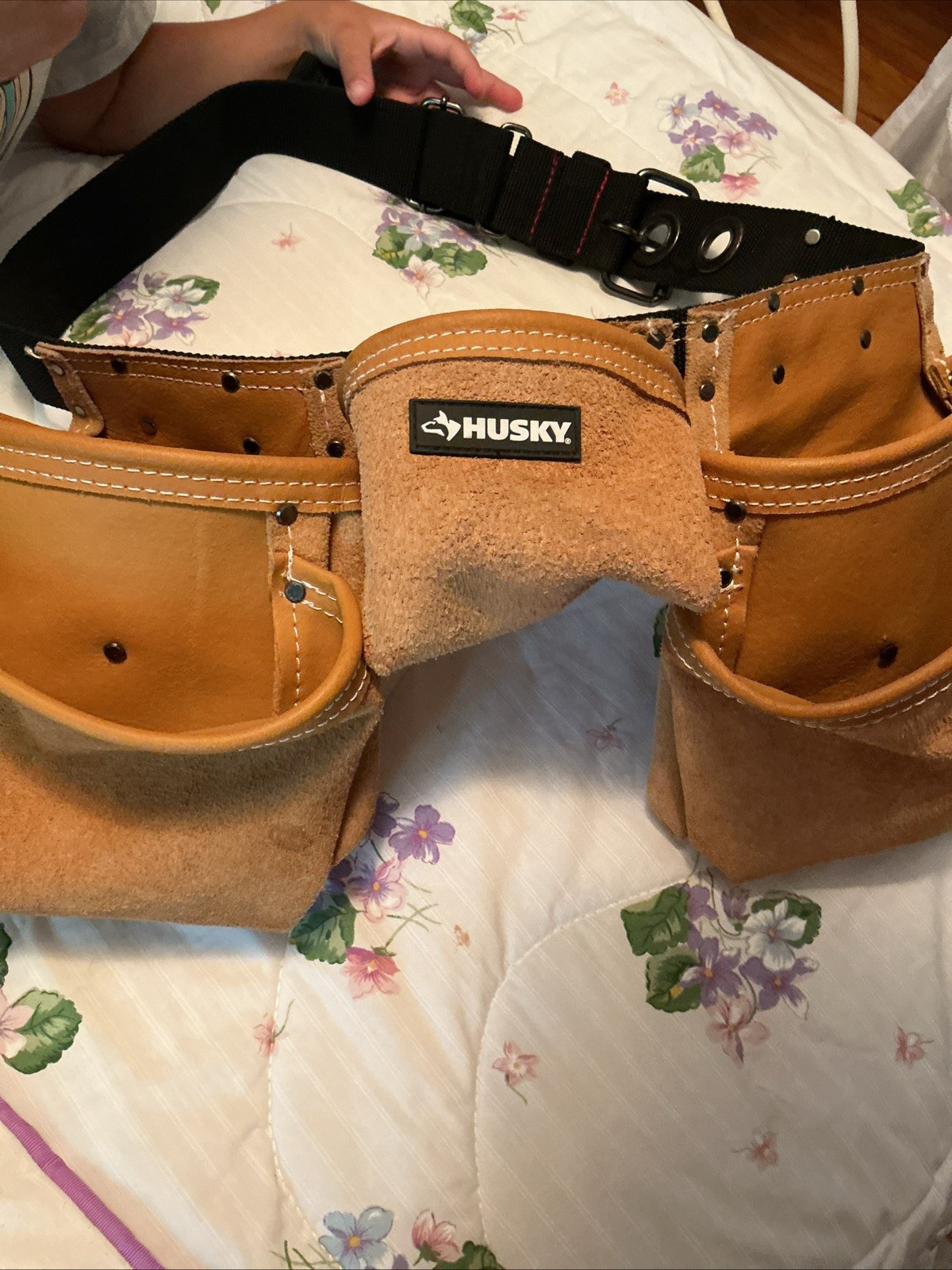 Husky CLC Custom Leathercraft Suede Tool Belt Pouch Work Gear
