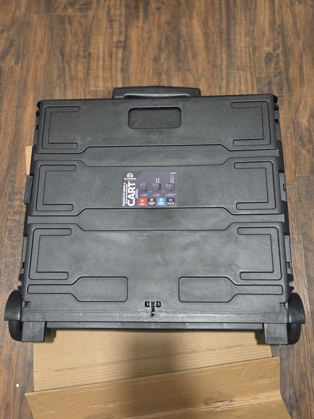 Olympia Tools 85-010 Grand Pack-N-Roll Portable Carrier 80Lb, Black