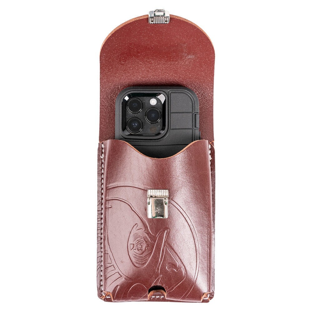 Occidental Leather 5332 Clip-On XXL Leather Phone Holster 2X