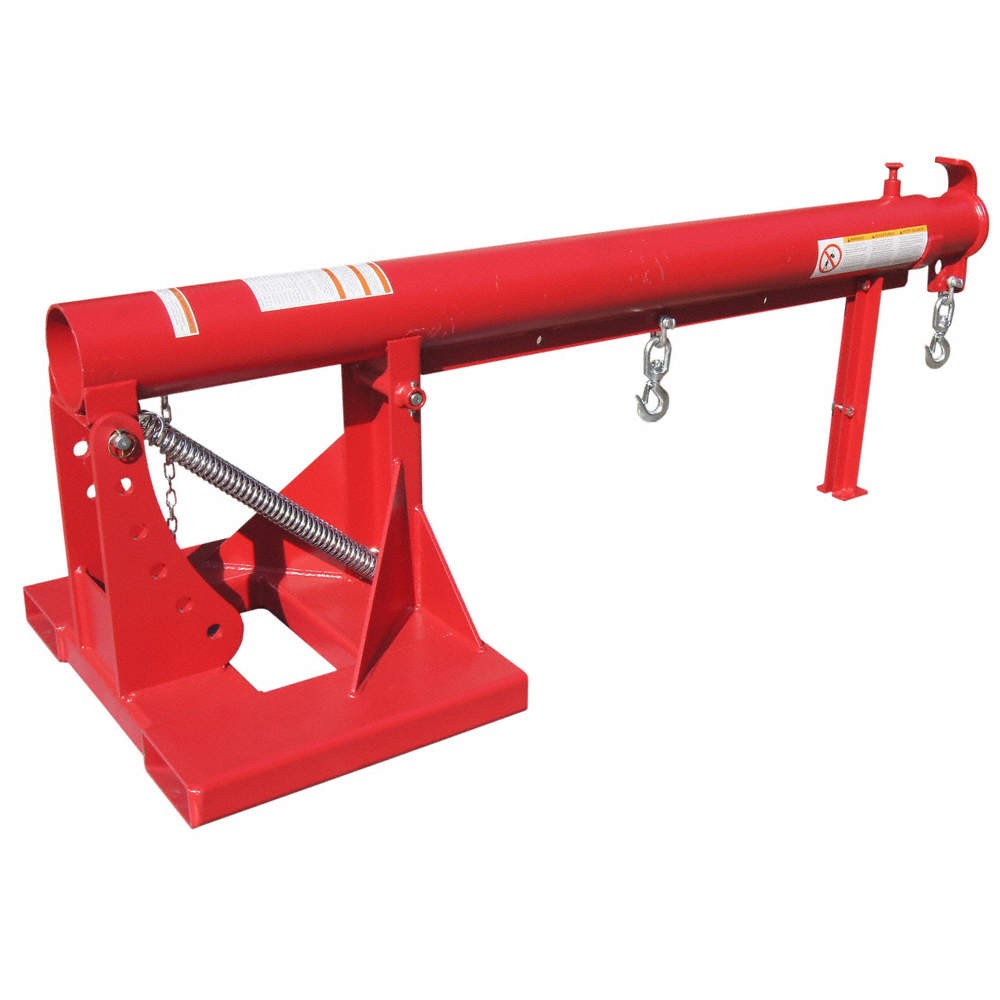 DAYTON 60JC96 Fork Truck Boom,4,000 lb,Red 60JC96