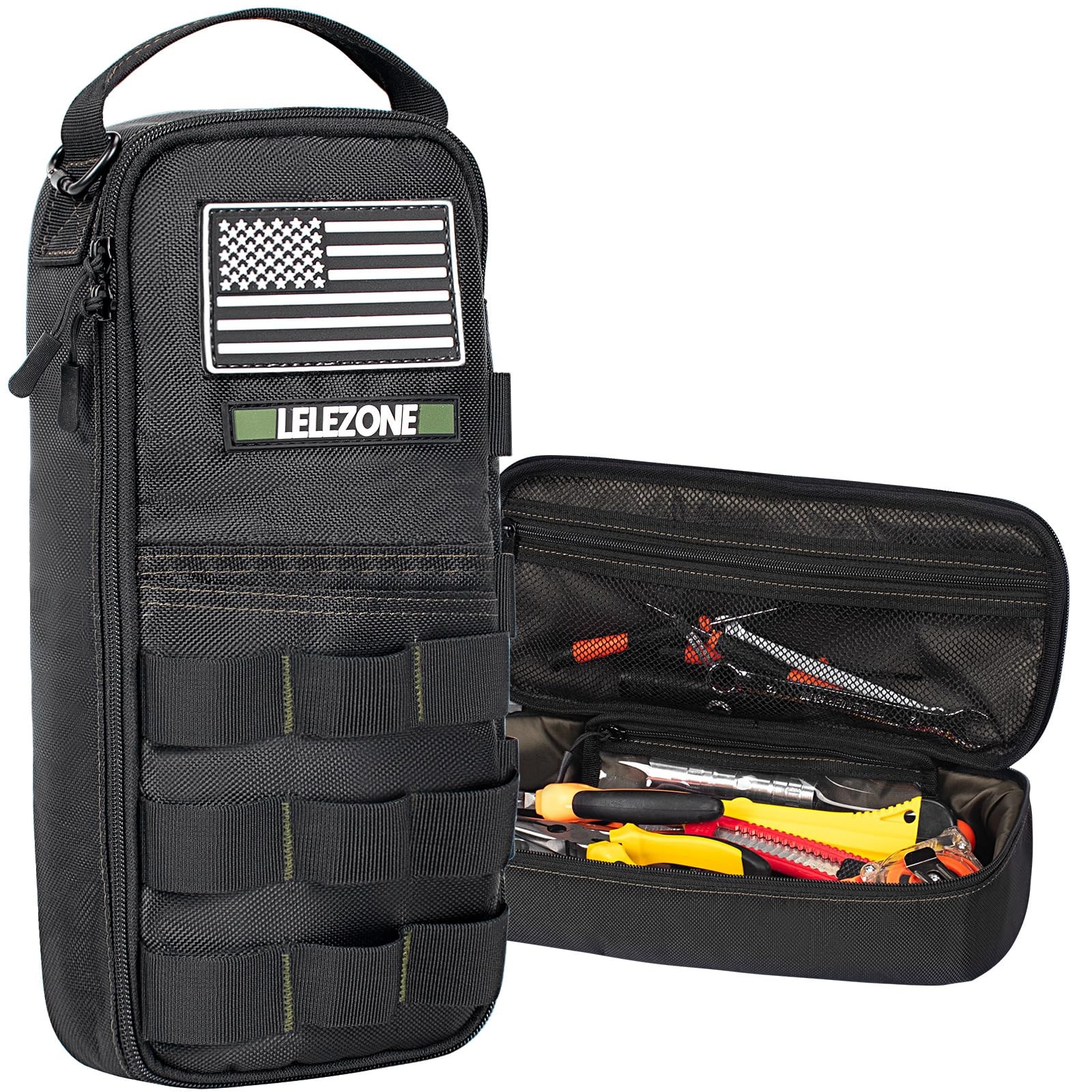 Portable Small Tool Bag, Organizer Storage Box for EDC, Motorcycle, Road Bike