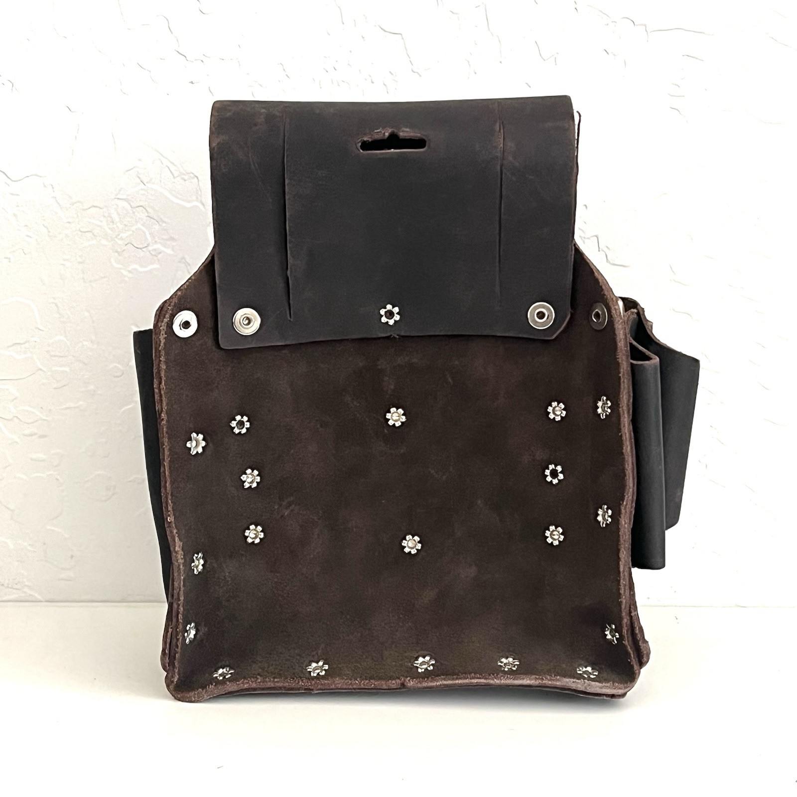 AWP Oil Tan Leather Utility Tool Belt Pouch Holster 01-001-01 Made in Mexico