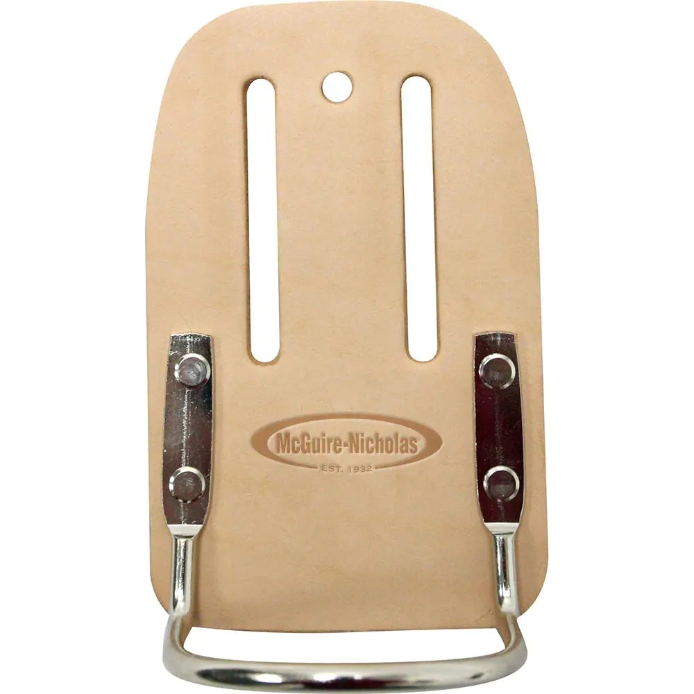 HAMMER HOLDER BELT CLIP 3.5 In. Leather for Toolbelts