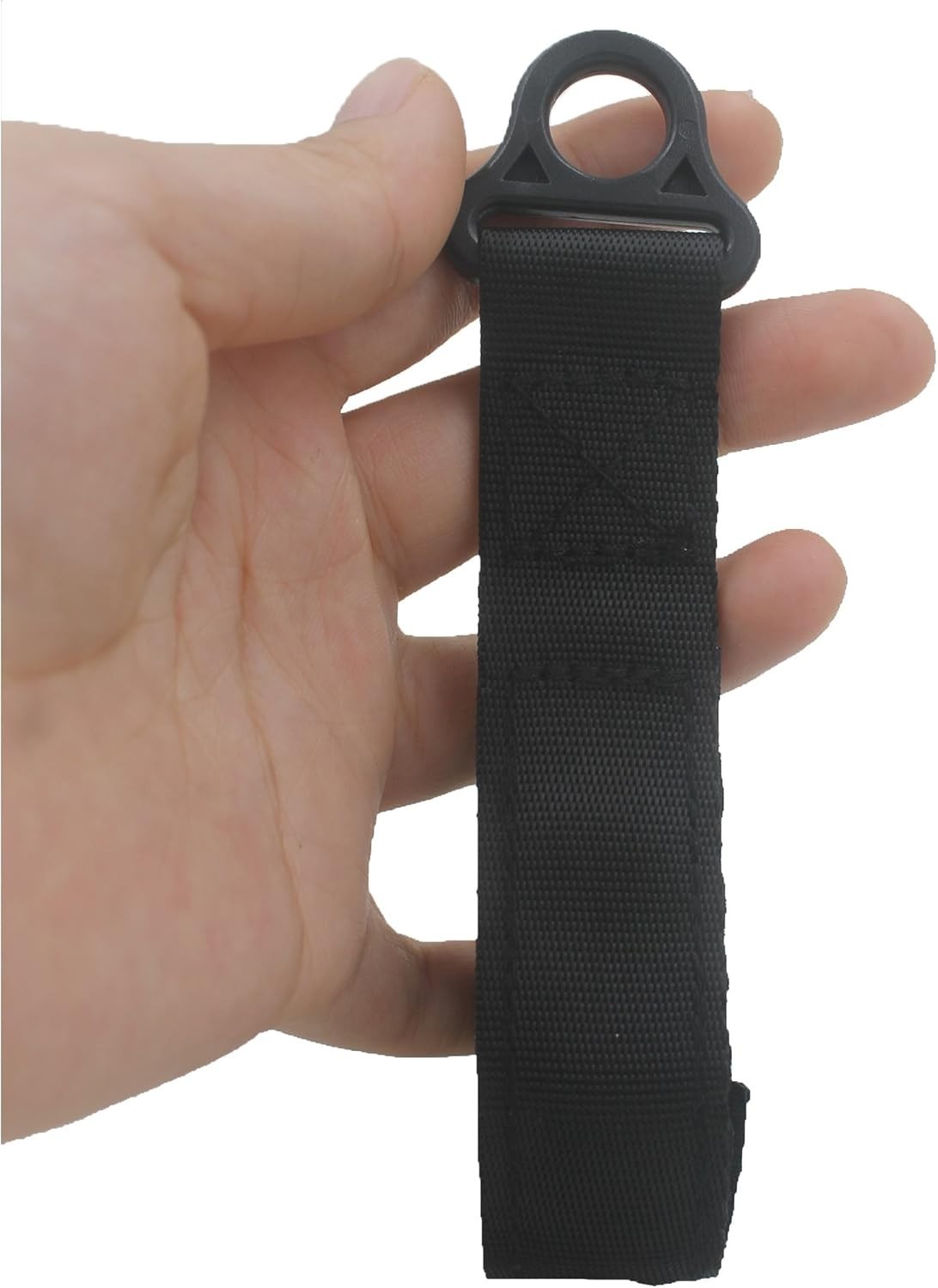 4-Pack Heavy Duty Tool Belt Suspender Loop Connectors – Black Nylon, 2.5 Inch