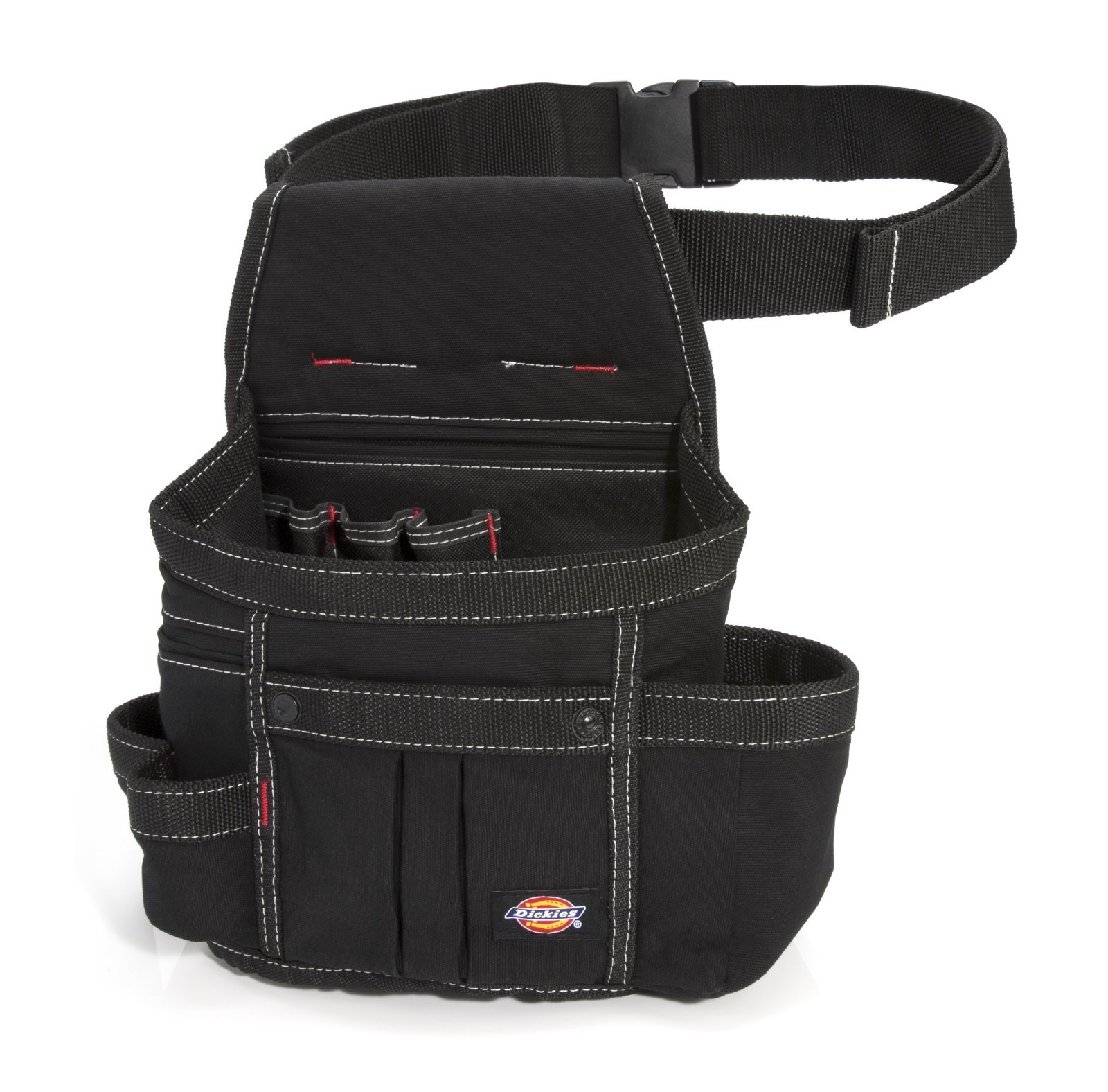 Adjustable 8-Pocket Tool Belt Utility Pouch, Durable Canvas, Puncture-Resistant,