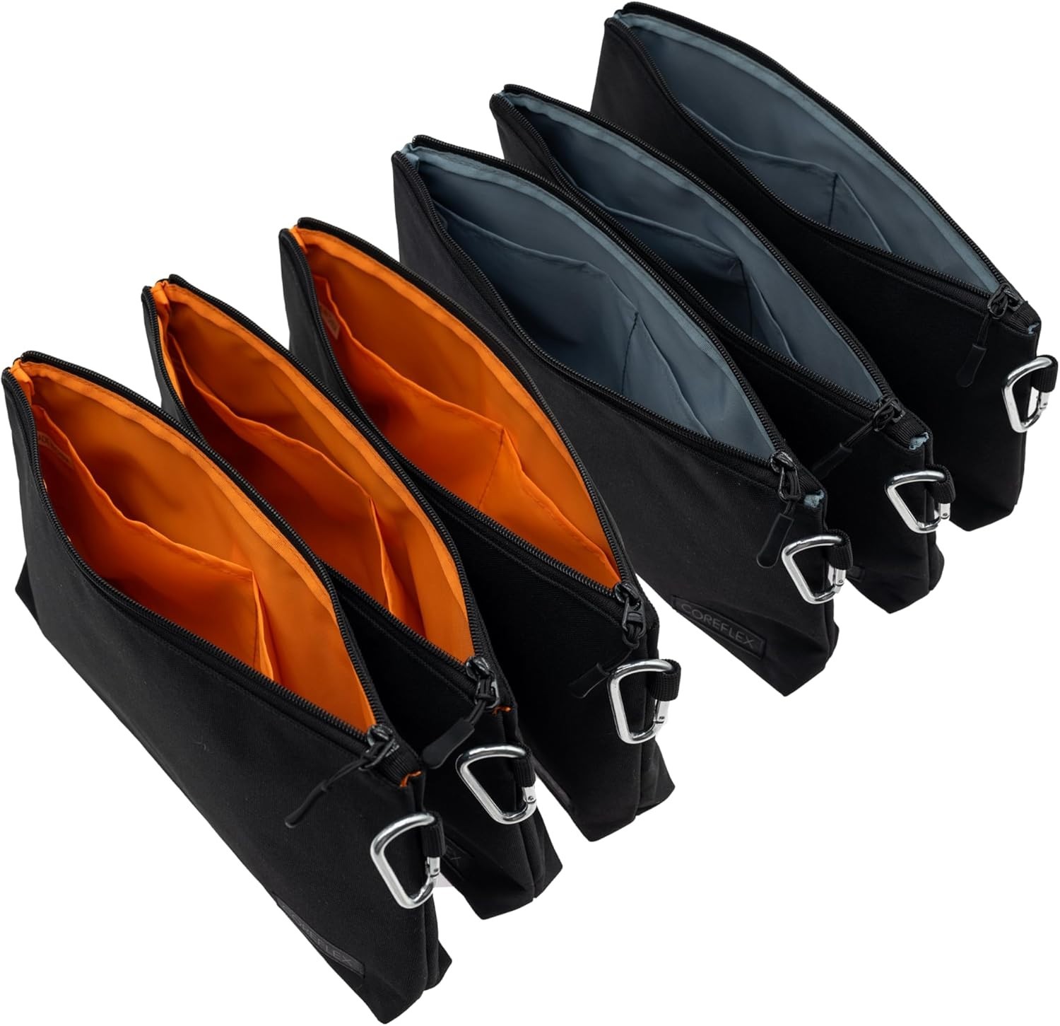 Zipper Tool Bag 6pc Set, 12″ Heavy Duty Canvas