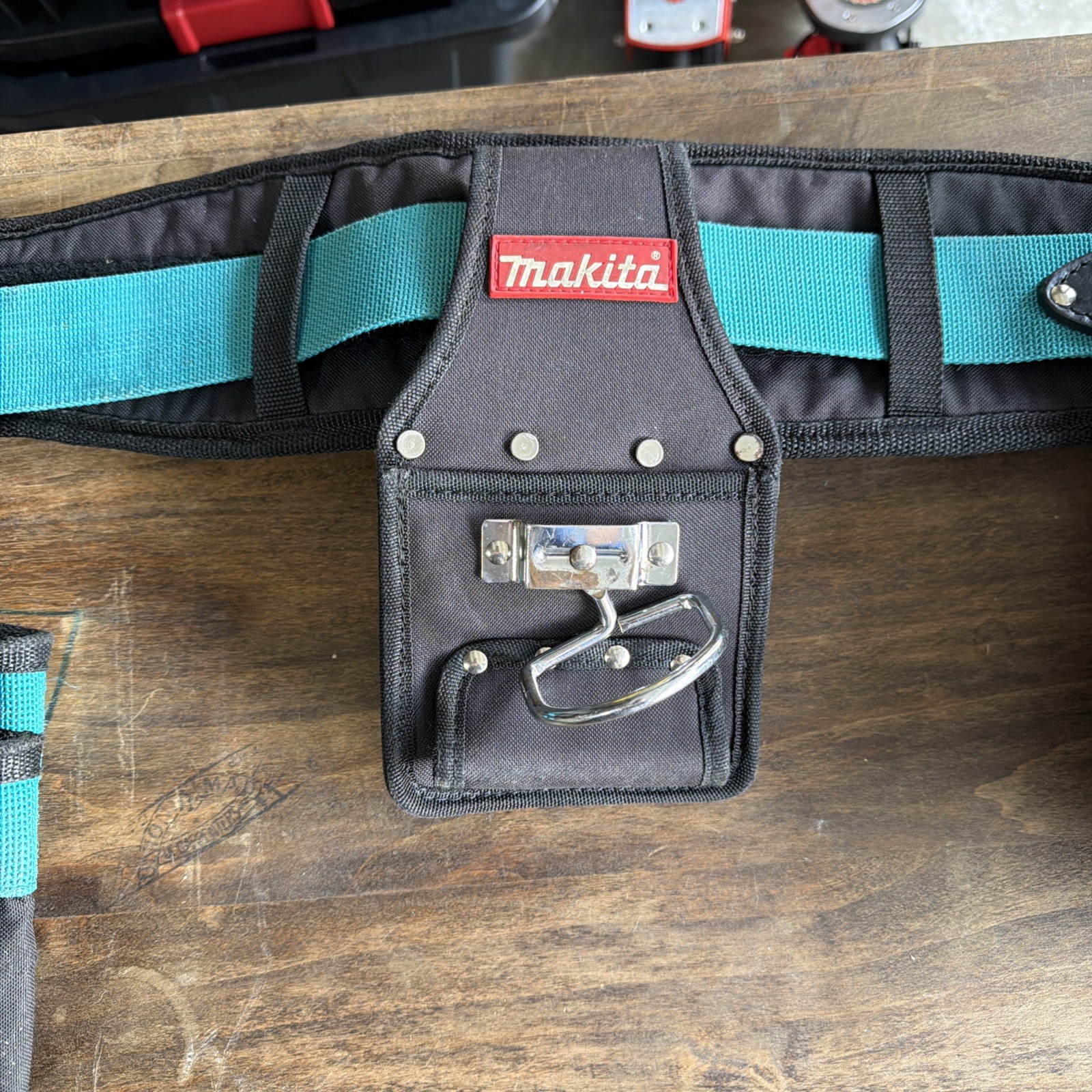 Makita Tool Belt With Back Support Strap 5 Pouch Hammer Loop Drill Clip 845012-A