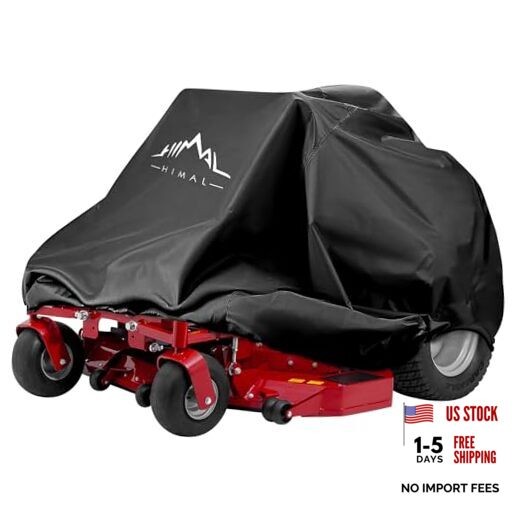 Zero Turn Mower Cover, Heavy Duty 600D Polyester Oxford, UV Protection