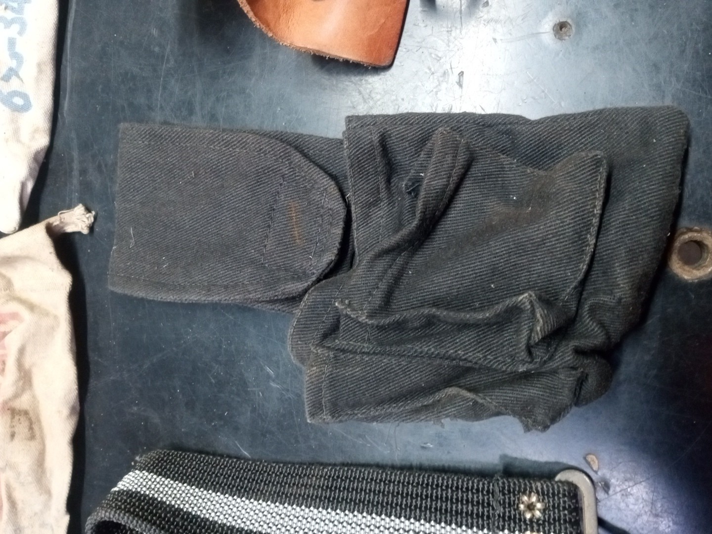 Canvas Tool Pouch Belt w/ Separate Hammer Holder Carpenter Construction
