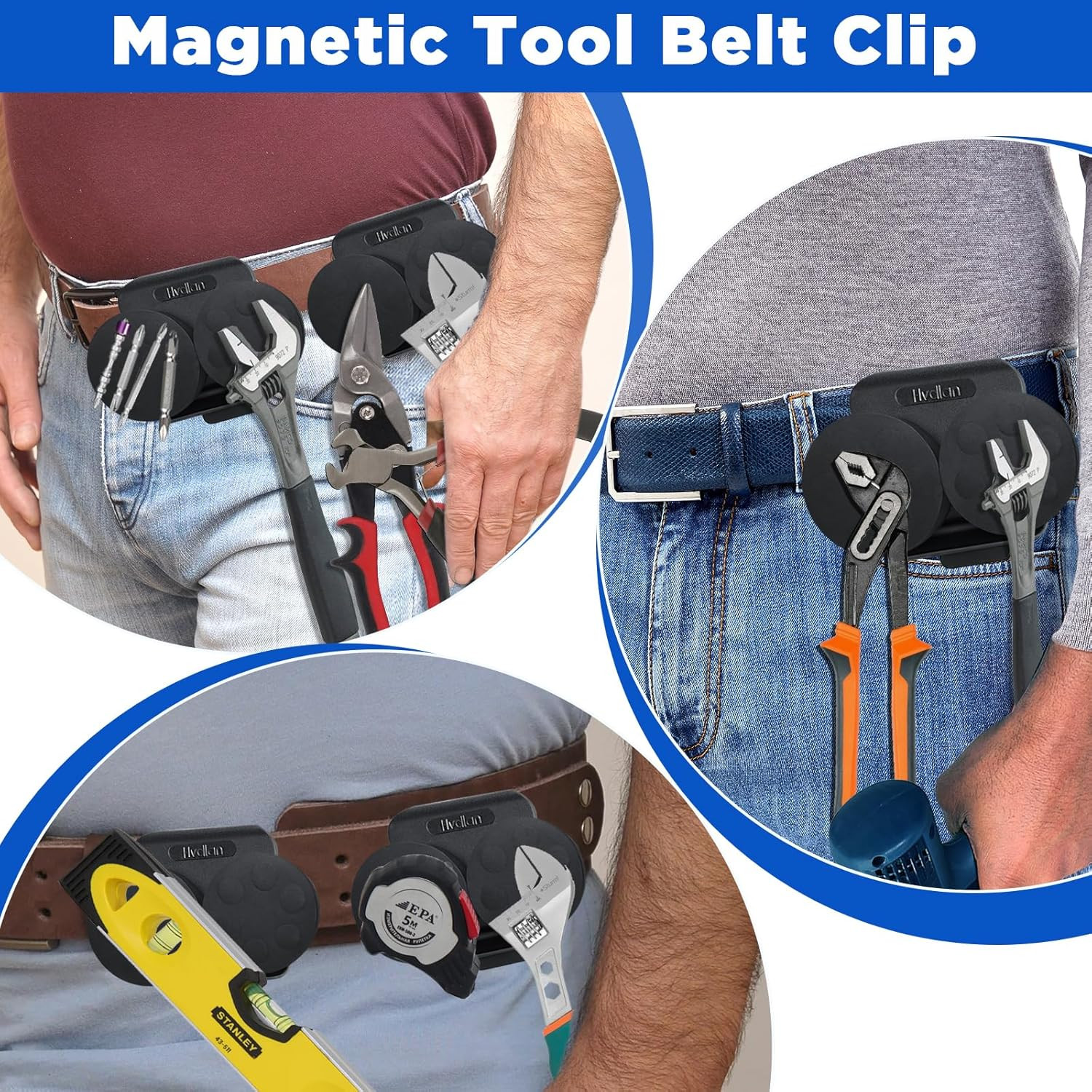 Magnetic Tool Holder，Heavy-Duty Magnetic Tool Holder for Belt Clip-On Belt Ma…
