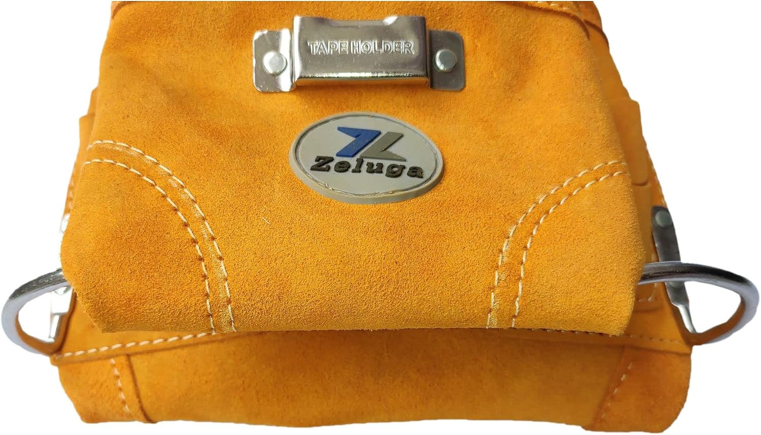 20-113 10 Pocket Rigger Heavy Duty Leather Tool Bag, Yellow
