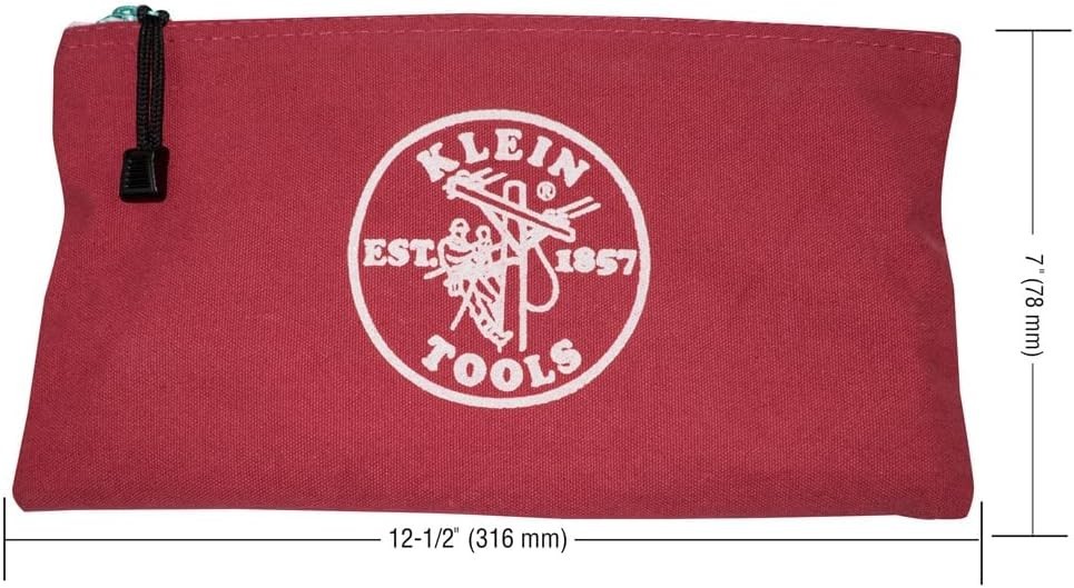 Heavy-Duty Zipper Utility Bags – 4-Pack Canvas Tool Bags for Professionals
