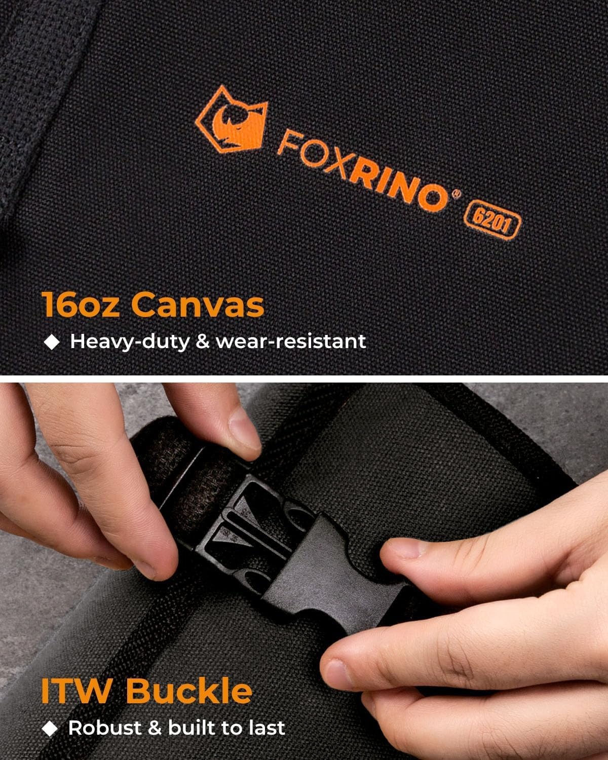Tool Roll For Men, Heavy Duty Tool Roll Bag Organizer, Roll Up Tool Pouch wit…