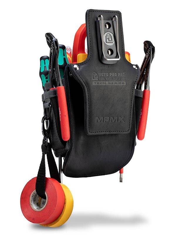 VETO PRO PAC MPMX Large Compact Leather-Backed | Multi-Meter | Tool Pouch