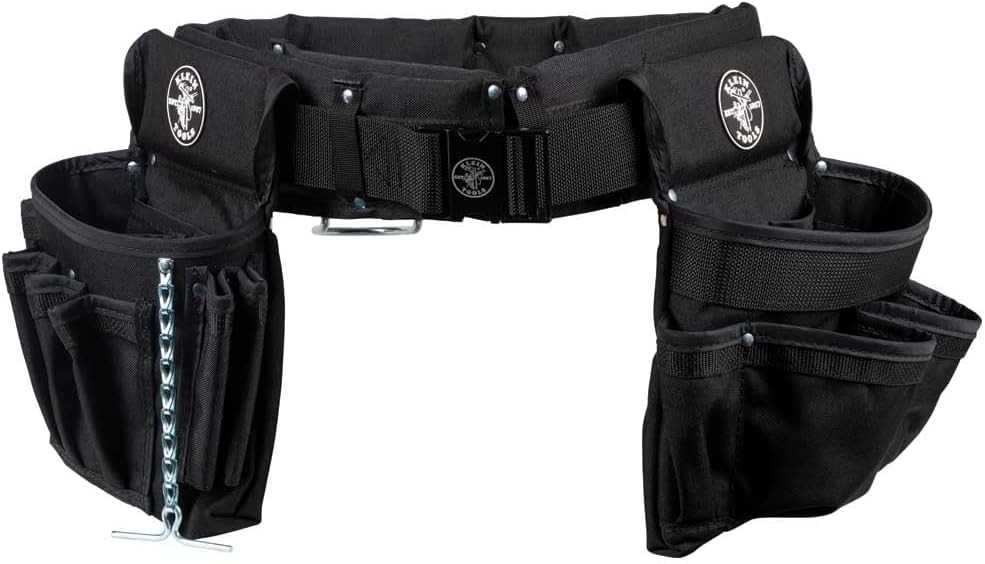 Medium Klein Electrician’s 4-Piece Tool Belt & Pouch Set – Ultimate Convenience
