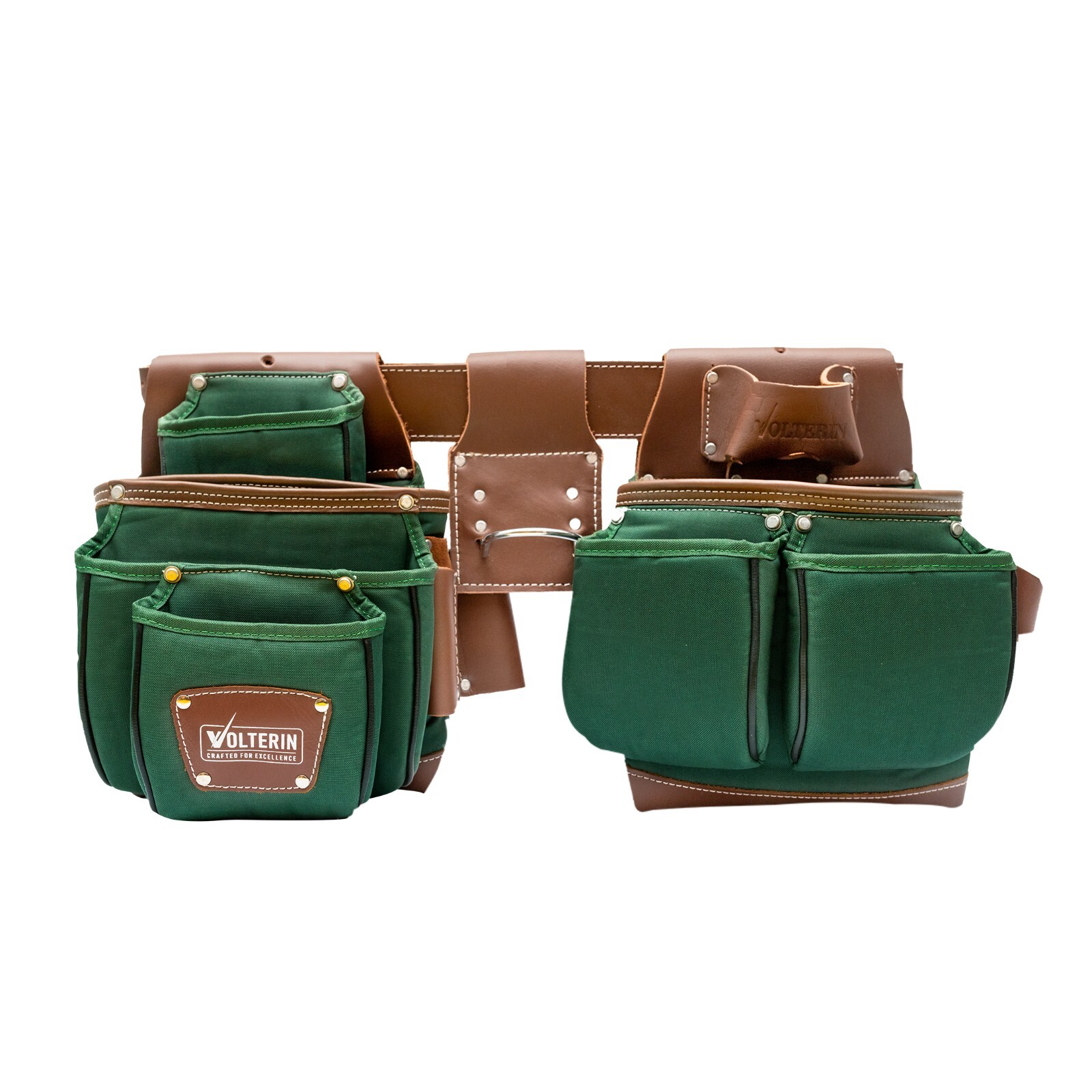 Leather And Nylon Tool Belts For Men Framer’s Carpenter Electrician Leather Belt