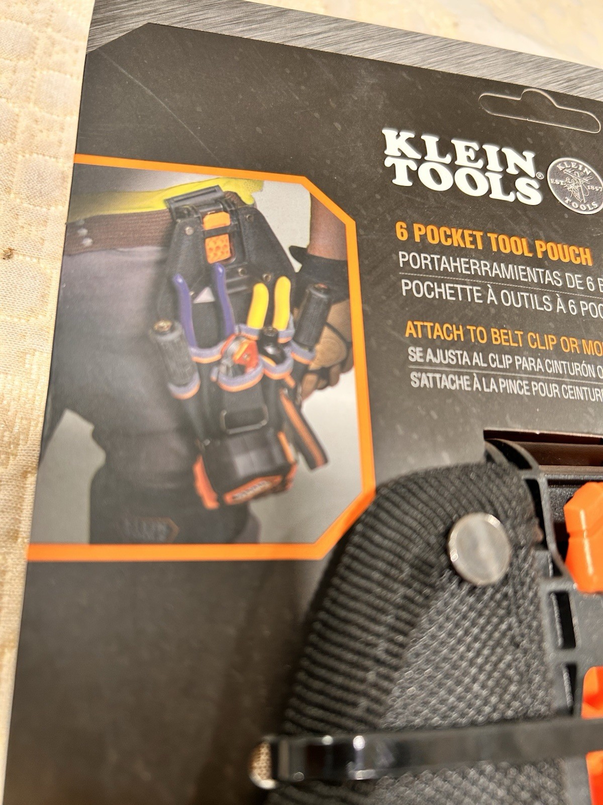 Klein Tools MODbox 6 Pocket Tool Pouch Durable Electrician Tool Organizer