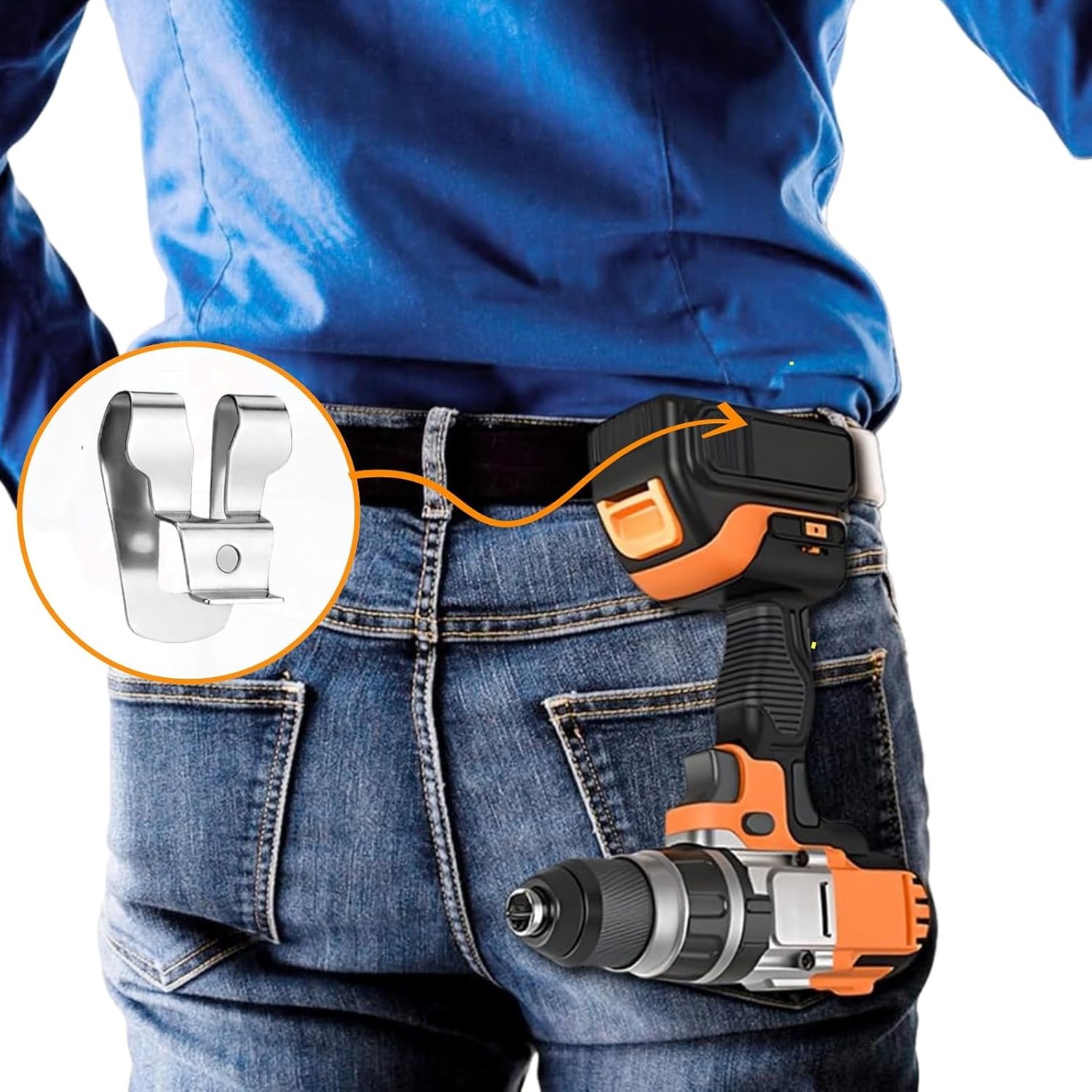 10 Pack Belt Clip Hook For Ridgid For Ryobi 18V Brushless Impact Driver US