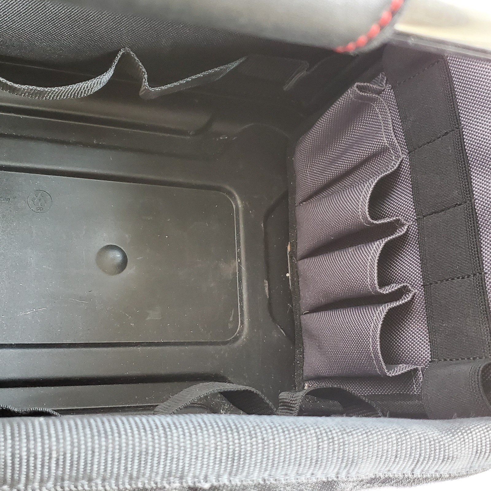 Proto J120TB Open Tote 10 Pocket Tool Bag Large 20″ x 11″ x 15″ Red & Gray LOOK