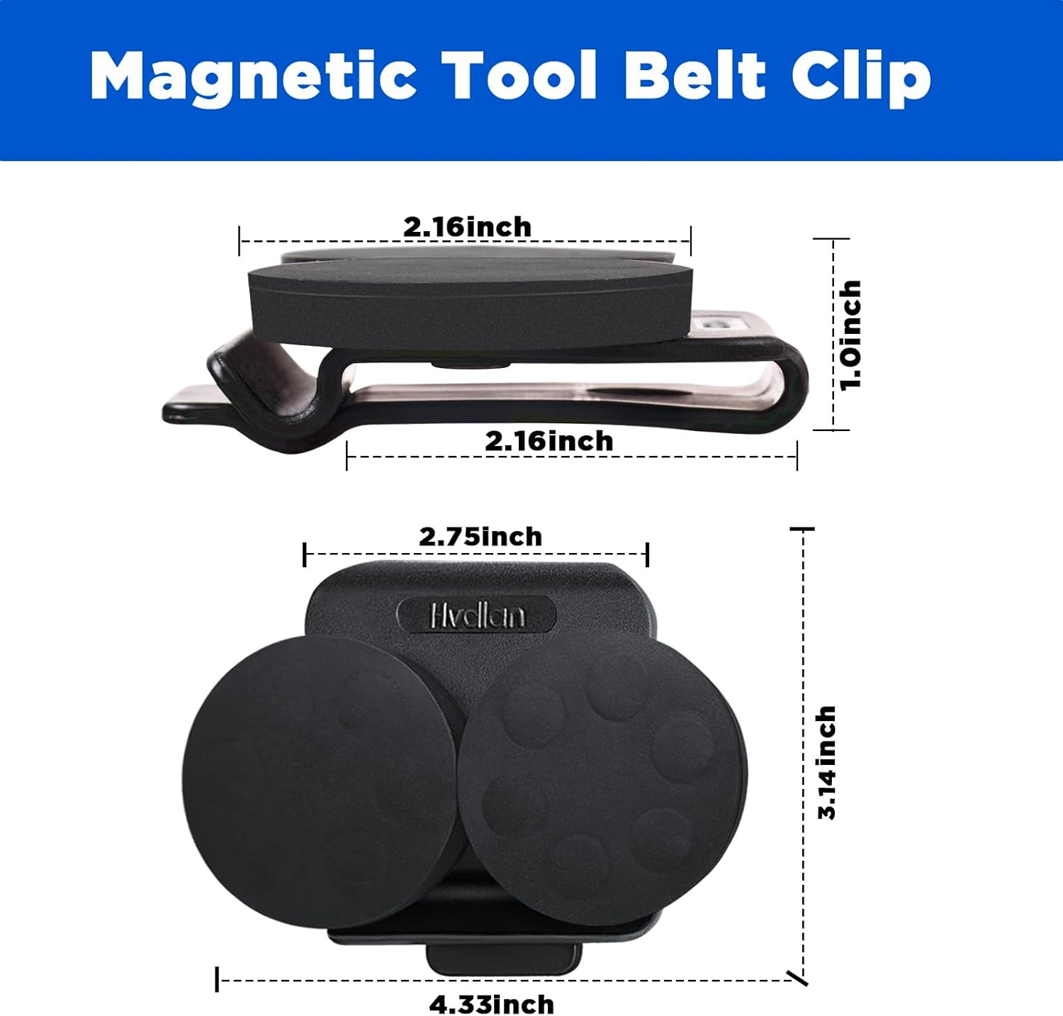 Magnetic Tool Holder，Heavy-Duty Magnetic Tool Holder for Belt Clip-On Belt Ma…