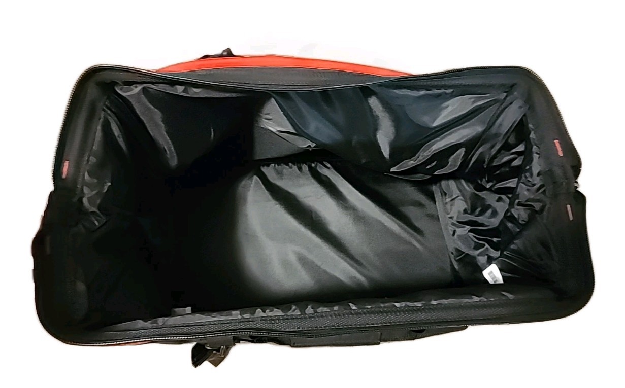 Westward 5MZJ9 Tool Bag, Black, Polyester, 22+ Pockets Milwaukee Gloves Included